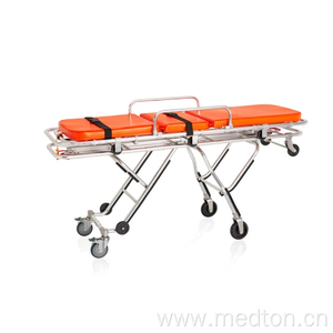 Height adjustable Aluminum alloy ambulance stretcher car