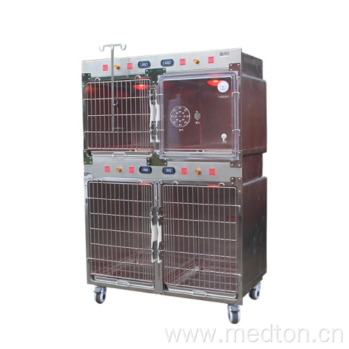 Veterinary Stainless Steel Oxygen Cage