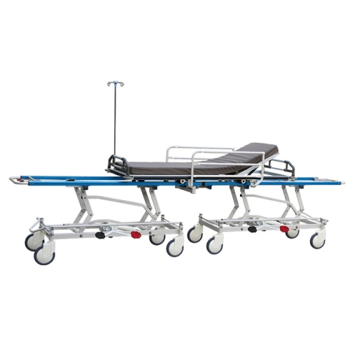 Hospital Manual Connecting Transfer Trolley
