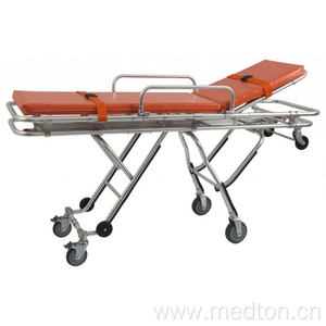 First Aid Folding Ambulance Emergency Stretcher Bed