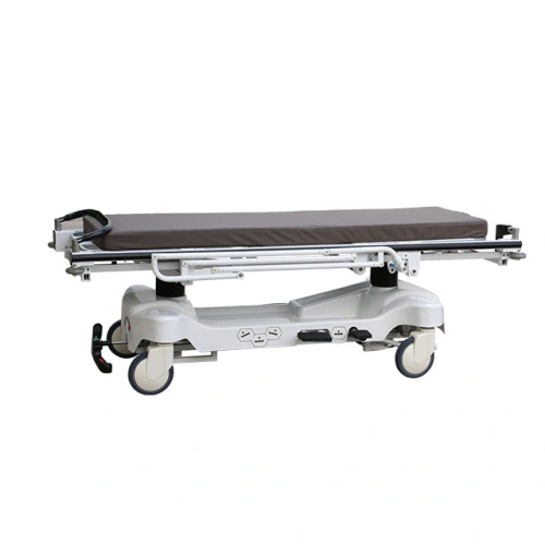 Hydraulic Aluminum Emergency Hospital Trolley Bed