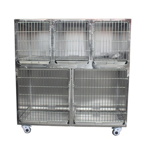 Stainless Steel 5 Position Clinic Cage For Pet